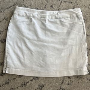 White Effortless Stretch Skort